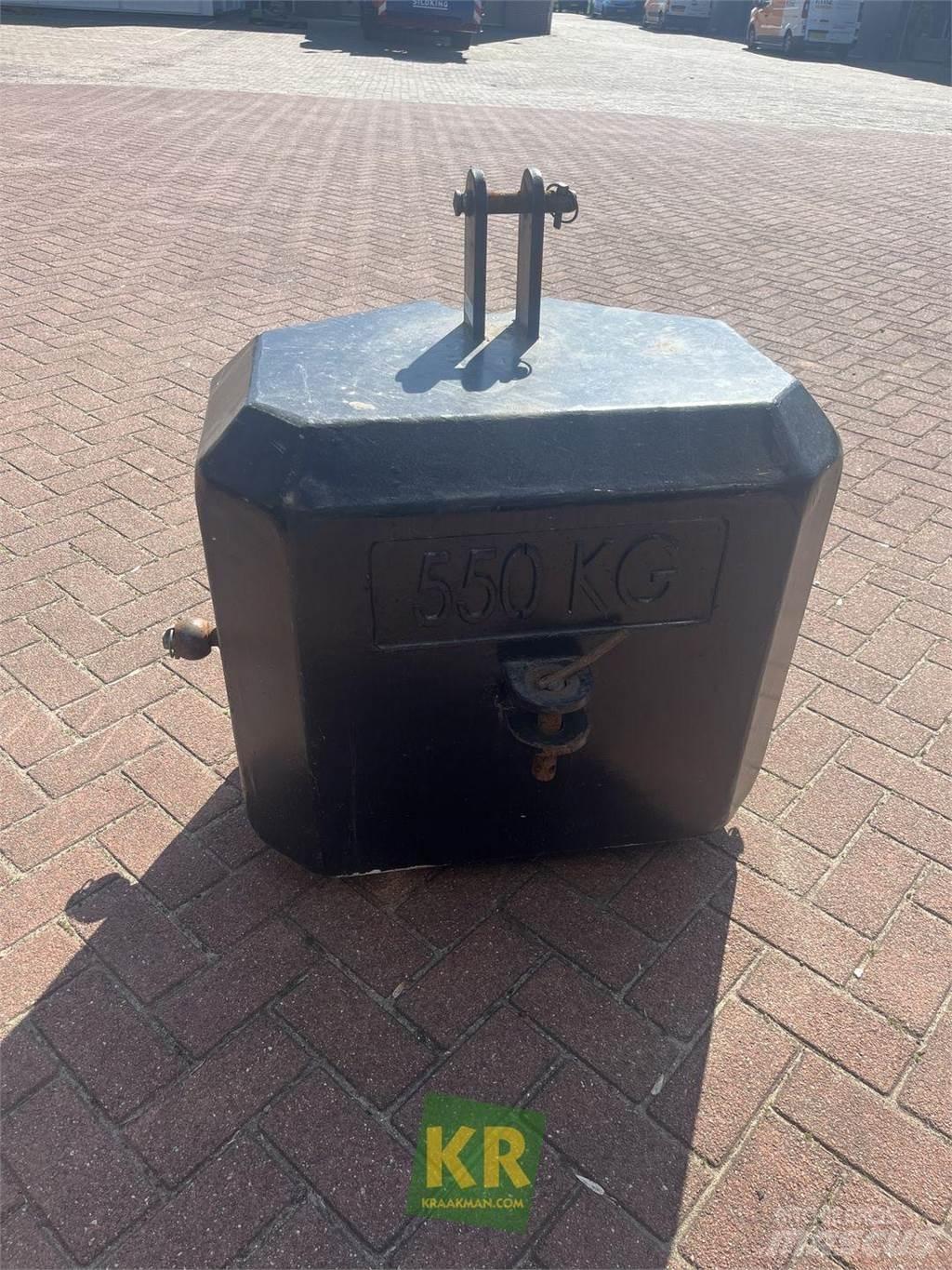  Overige gewichten Front weights