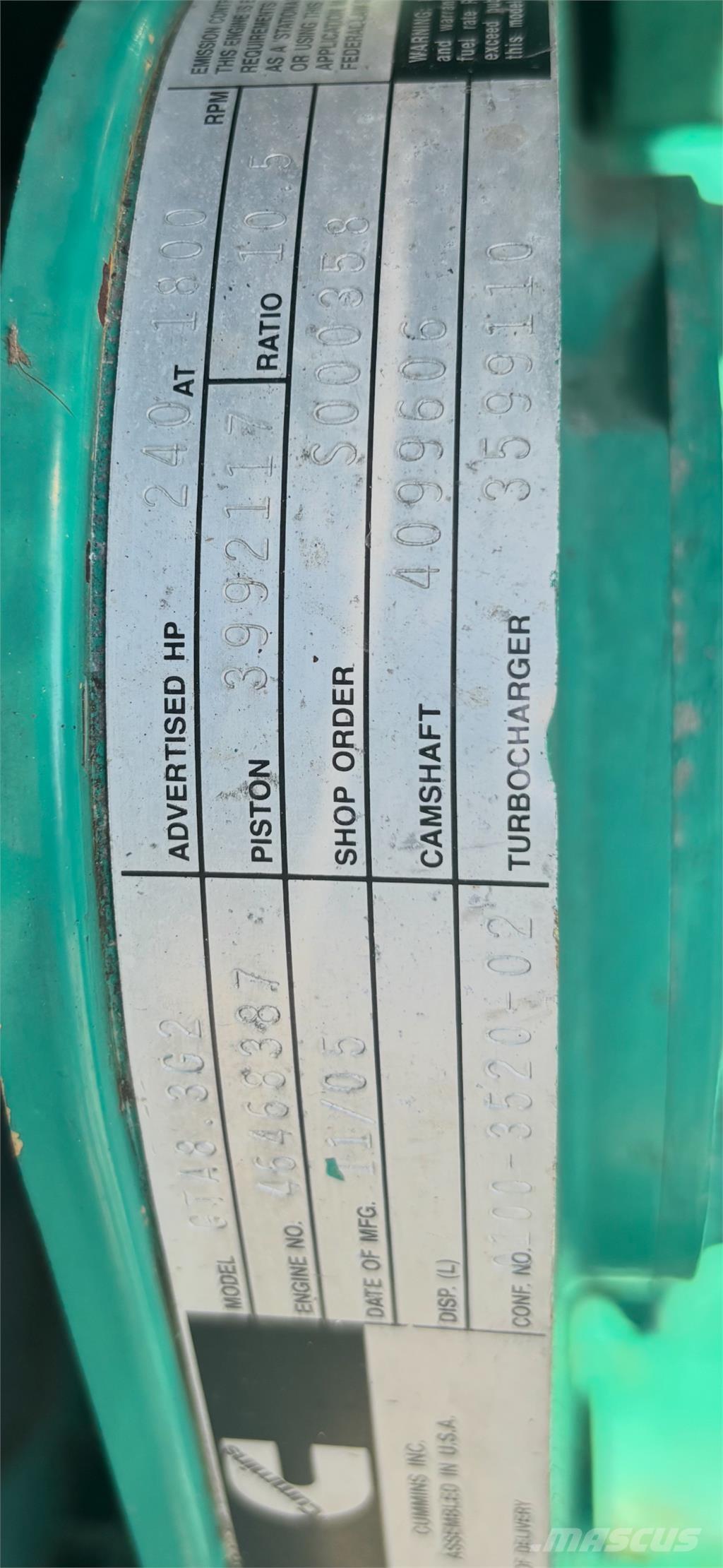 Cummins GTA8.3 Engines