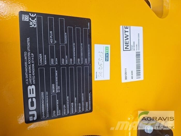 JCB 403 AGRI Wheel loaders