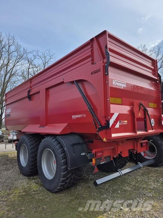 Krampe BIG BODY 750 Tipper trailers