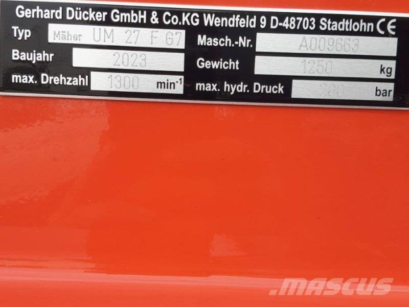 Dücker UM 27 Compost turners