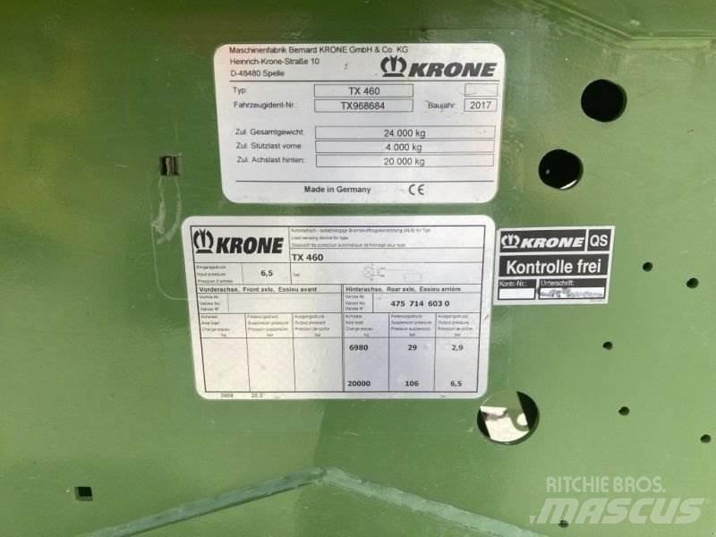 Krone TX 460 Wood chip trailers