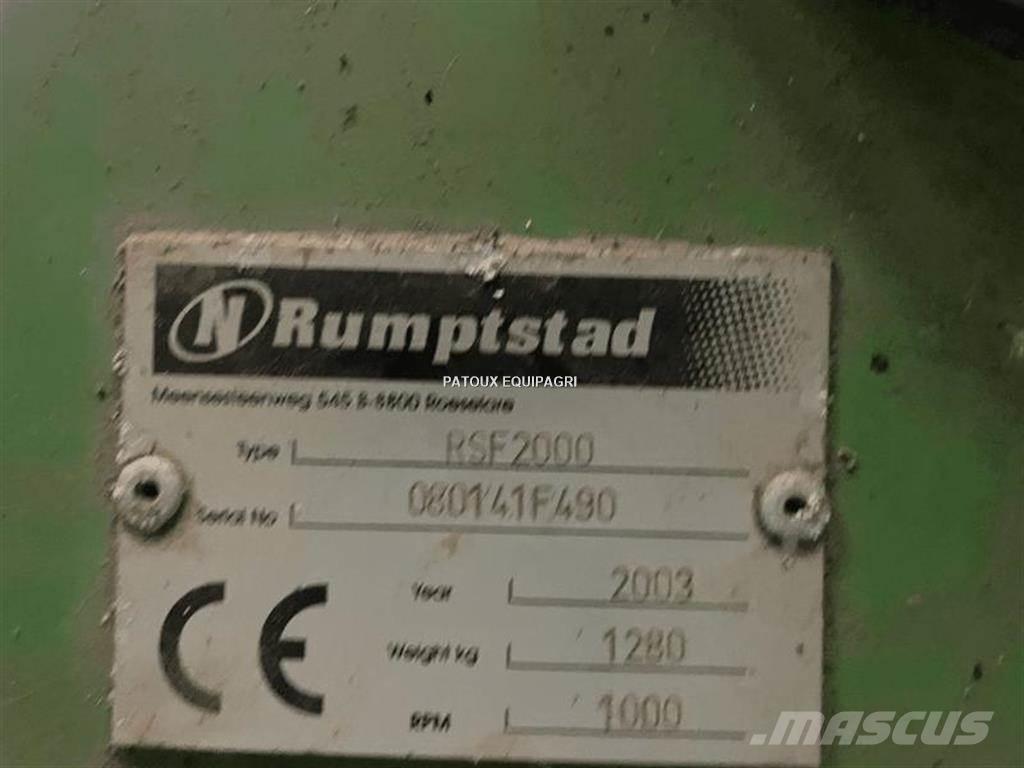 Rumpstad RSF2000 Power harrows and rototillers