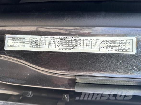 Peterbilt 567 Tractor Units