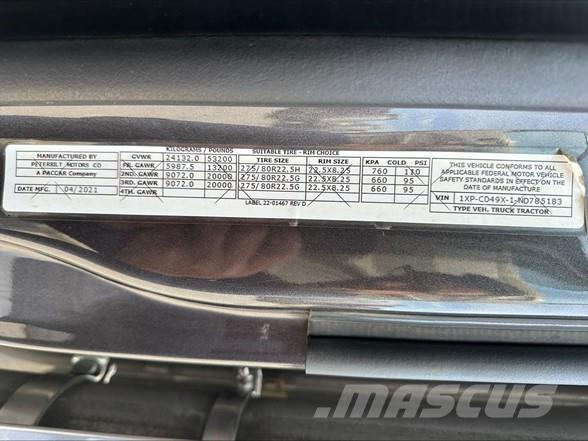 Peterbilt 567 Tractor Units