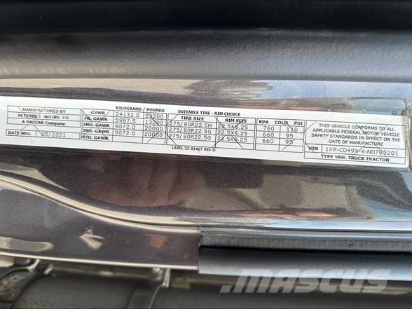 Peterbilt 567 Tractor Units