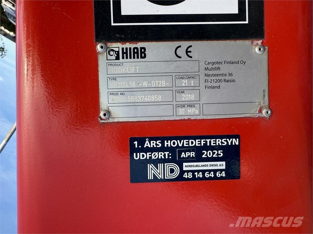 Scania R500 Cable lift demountable trucks