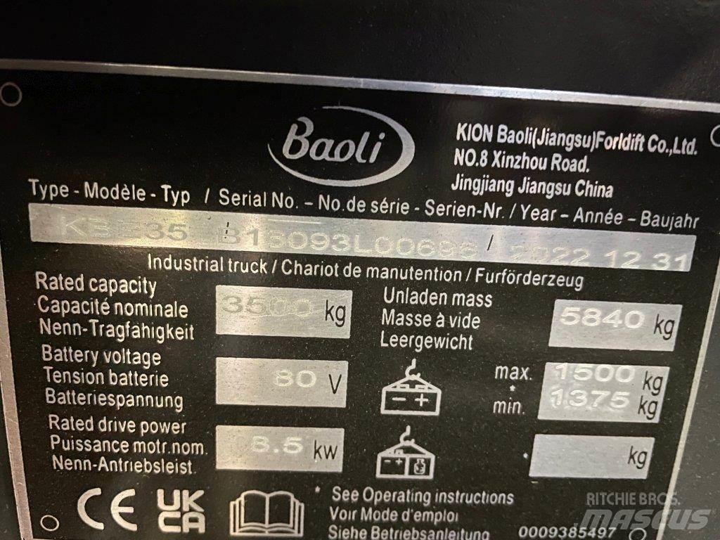 Baoli KBE35 Electric forklift trucks