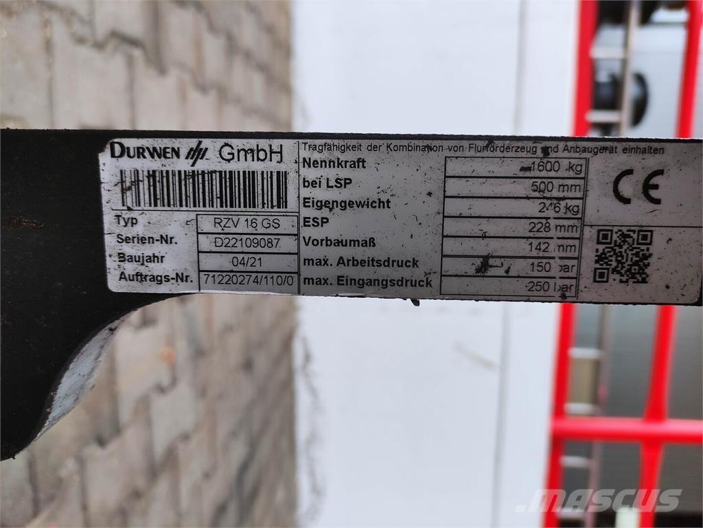 Durwen RZV 16 GS Material Handling - Others