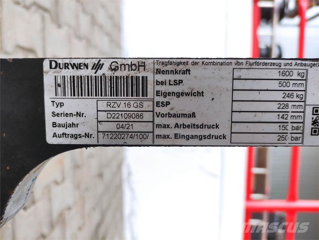 Durwen RZV 16 GS Material Handling - Others