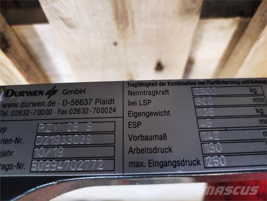 Durwen RZV 25 S Material Handling - Others