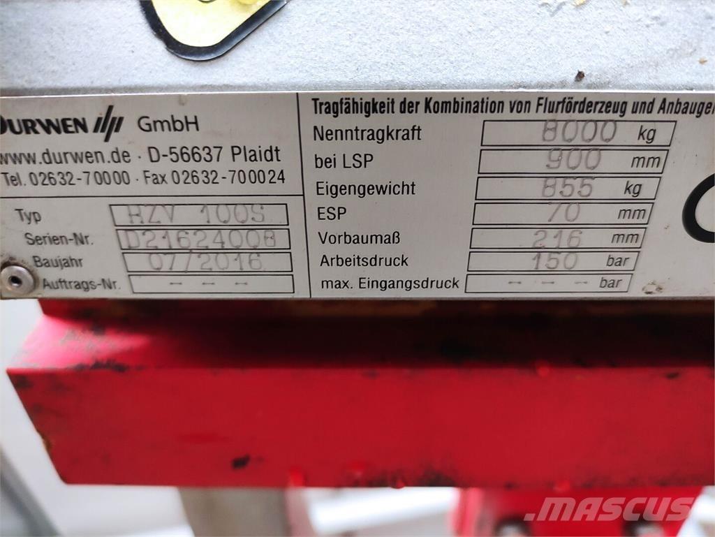 Durwen RZV100S Material Handling - Others
