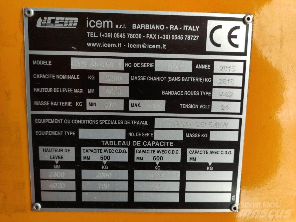 Icem CTS20/402 FT Reach trucks