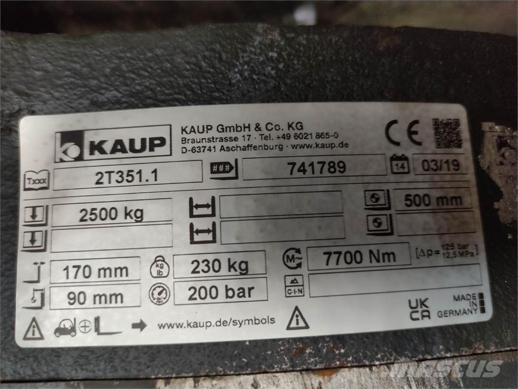 Kaup 2T351.1 Material Handling - Others
