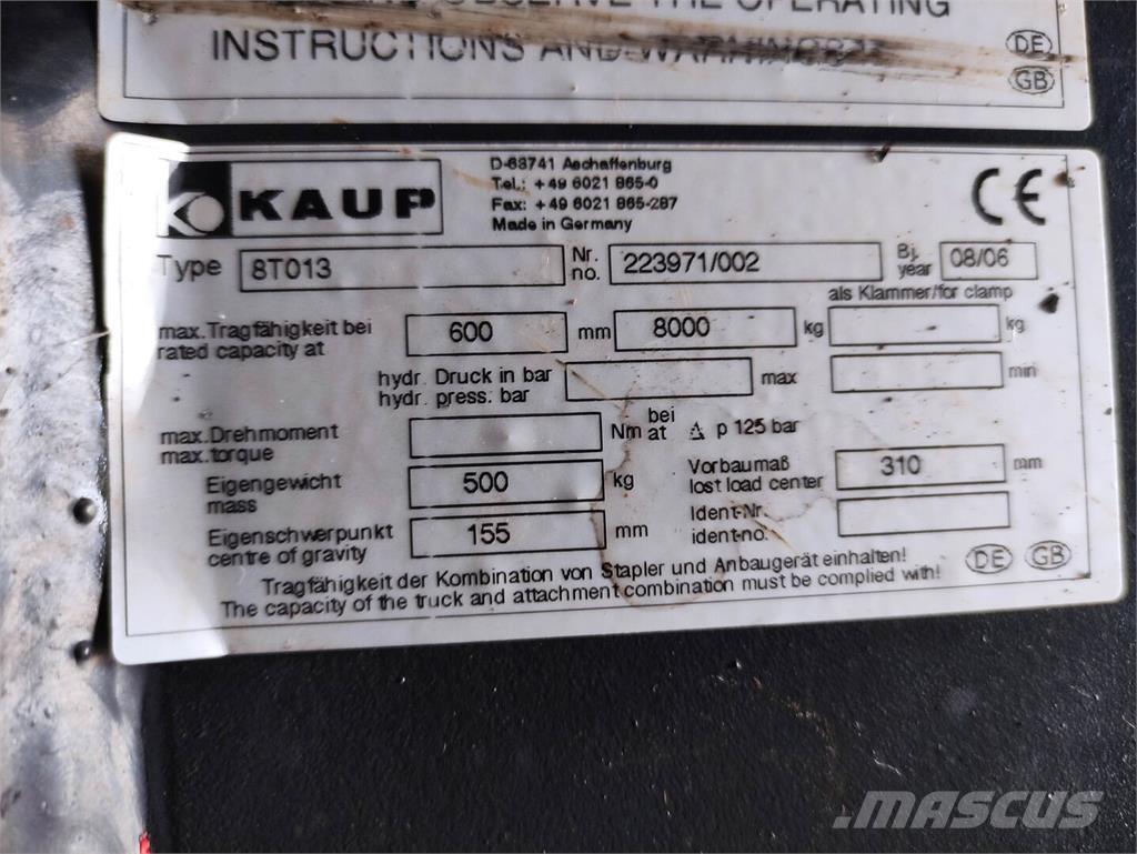 Kaup 8T013 Material Handling - Others