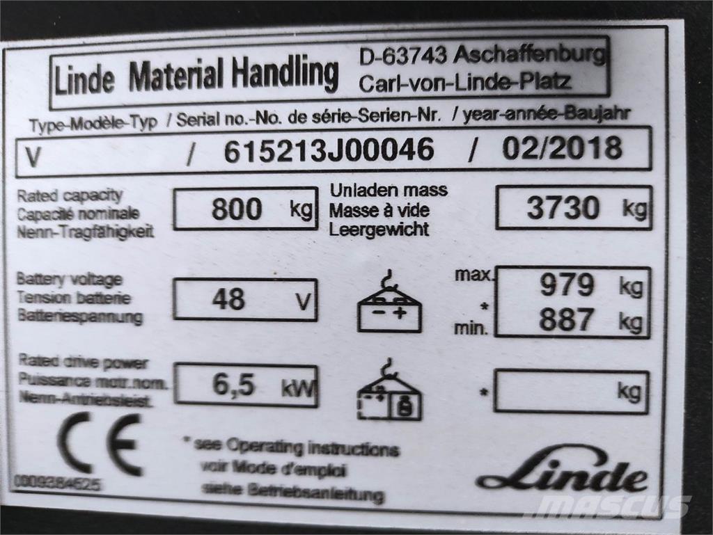 Linde V Modular High lift order picker