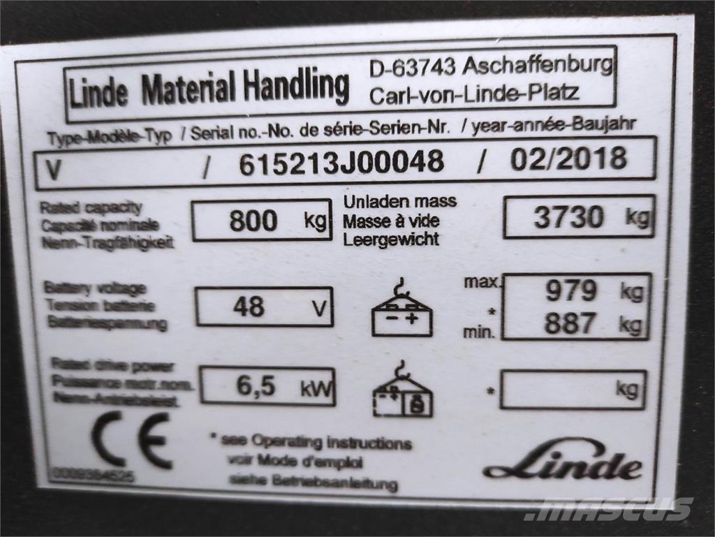 Linde V Modular High lift order picker