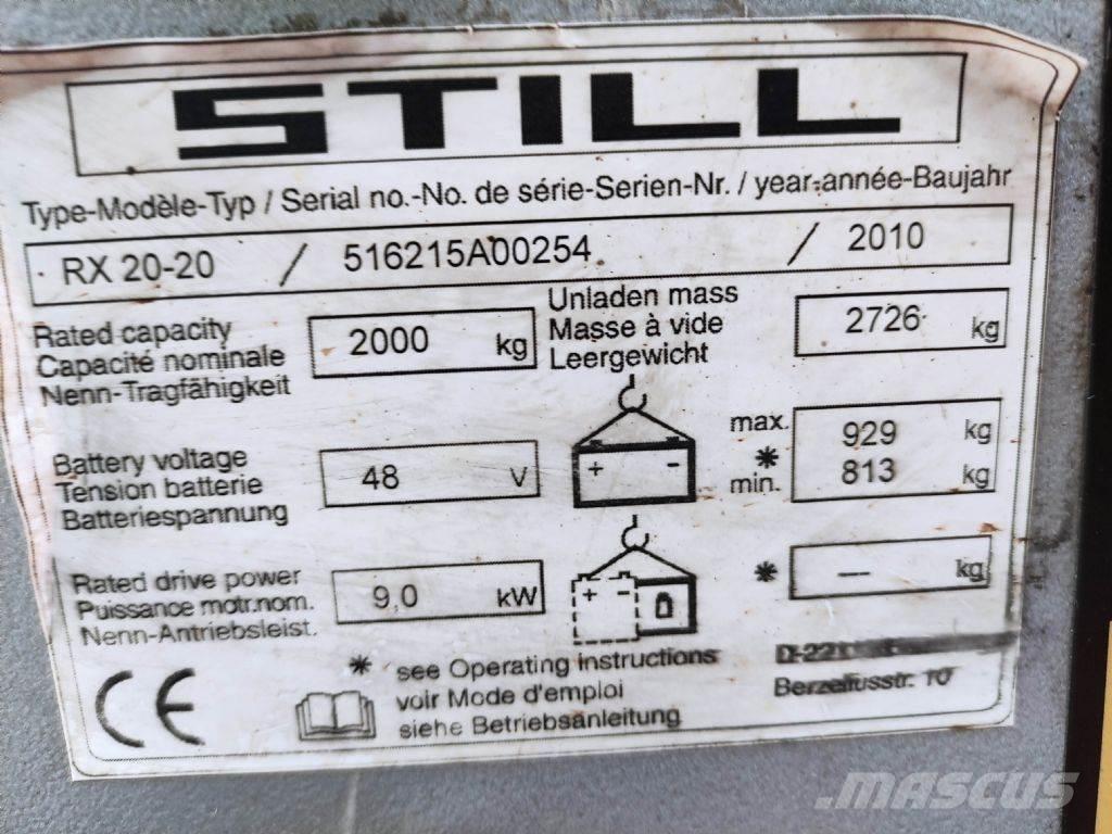 Still RX20-20 Electric forklift trucks