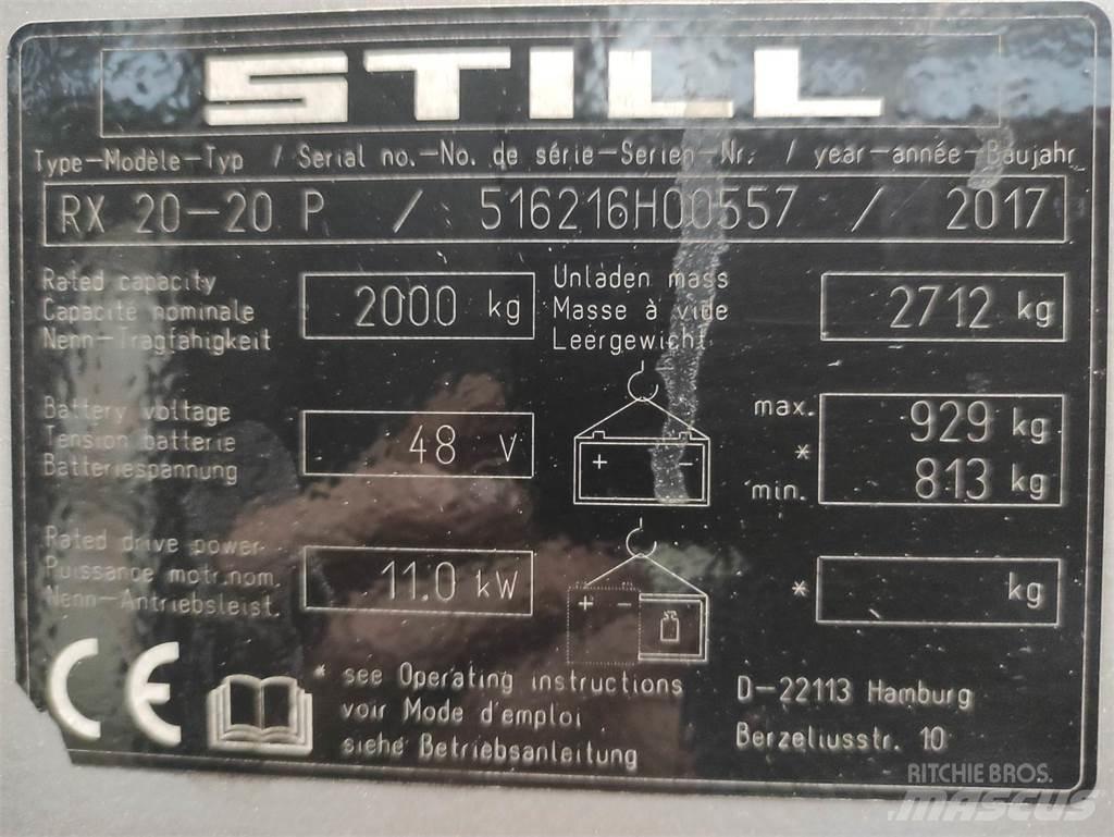 Still RX20-20 P Electric forklift trucks
