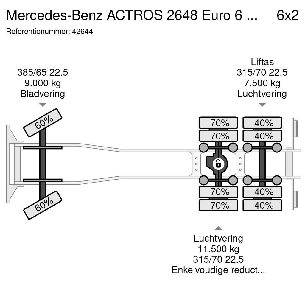 Mercedes-Benz ACTROS 2648 Euro 6 Multilift 26 Ton haakarmsysteem Hook lift trucks