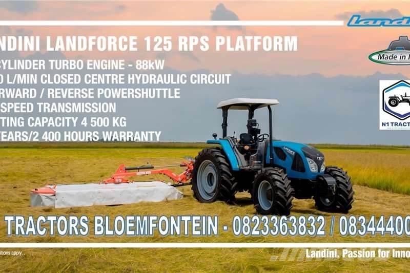 Landini PROMO Landini Landforce 125 RPS 4WD PLATFORM, South Africa