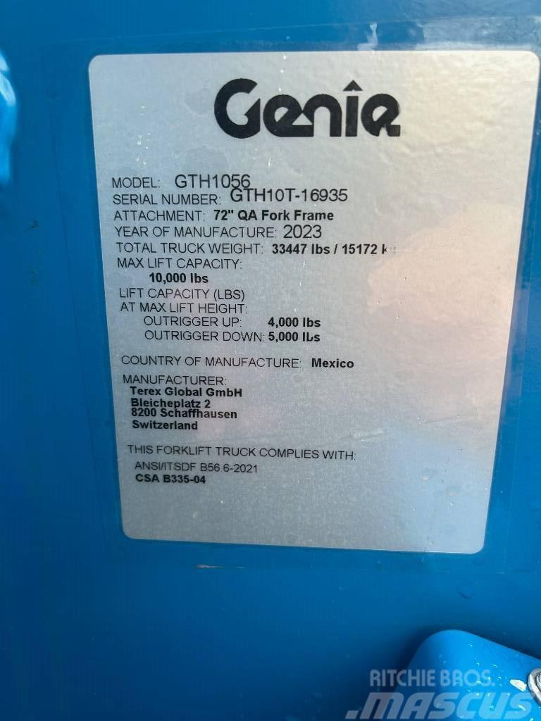  New 2023 Genie GTH 1056 Telescopic handlers