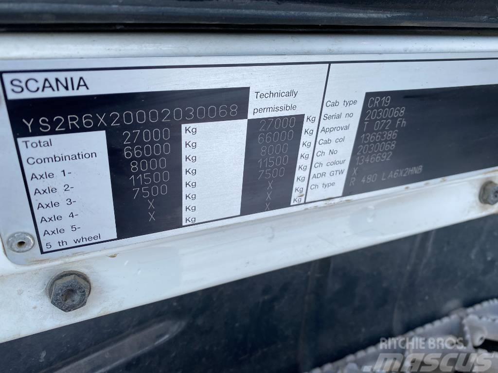 Scania R480 6x2 / RETARDER / HYDRAULICS Tractor Units