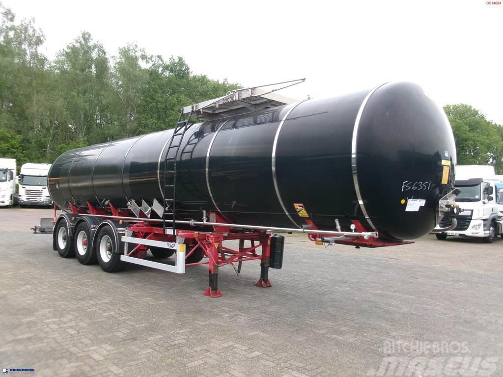 LAG Bitumen tank inox 33 m3 / 1 comp + ADR Tanker semi-trailers