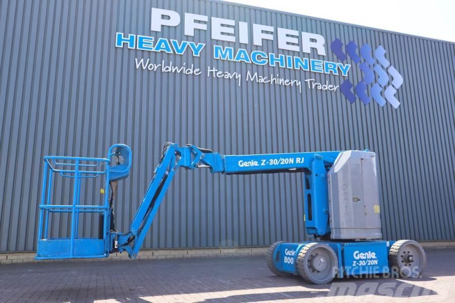 Genie Z30/20NRJ Electric, 10.9m Working Height, 6.25m Re Articulated boom lifts