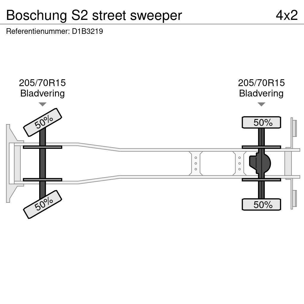 Boschung S2 street sweeper Combi / vacuum trucks