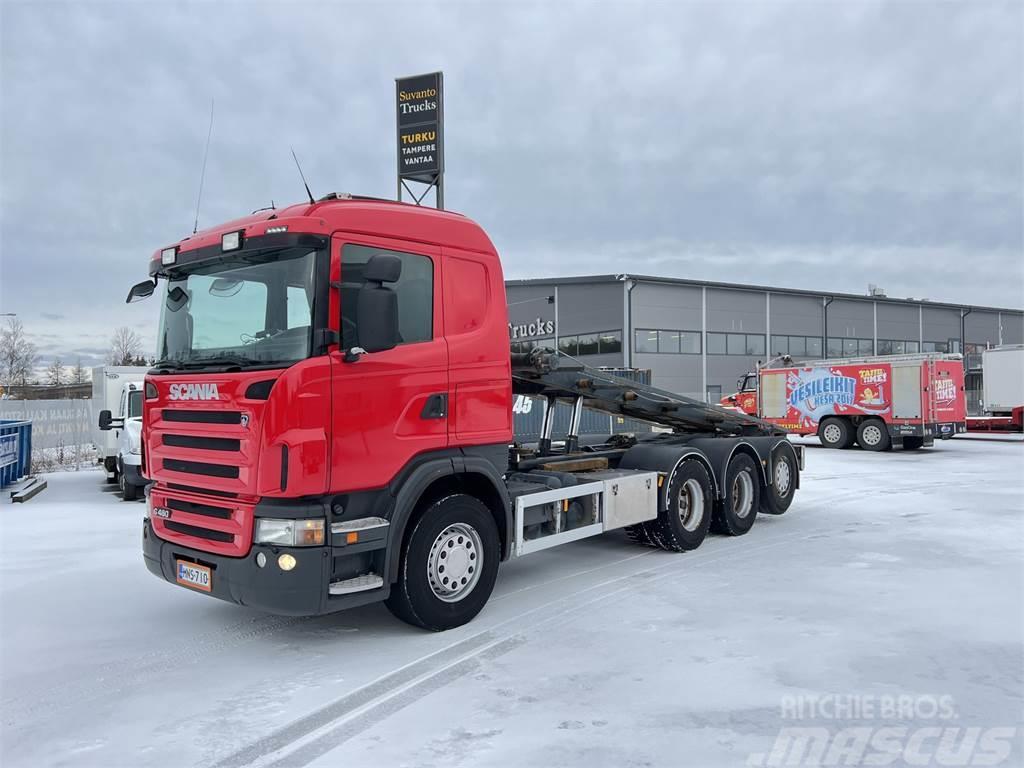 Scania G480 8X4 Cable lift demountable trucks