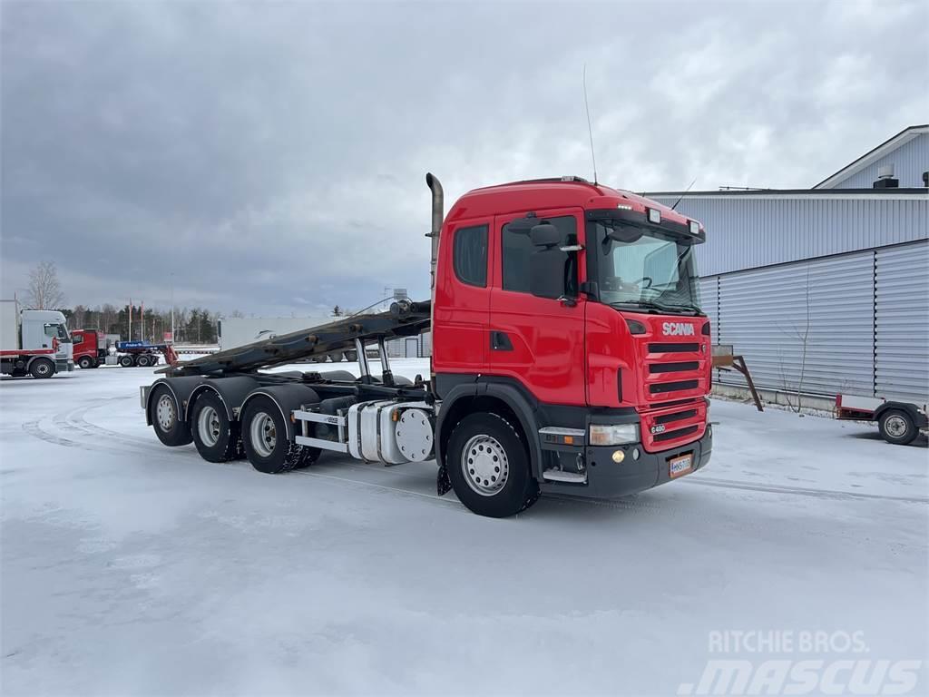 Scania G480 8X4 Cable lift demountable trucks