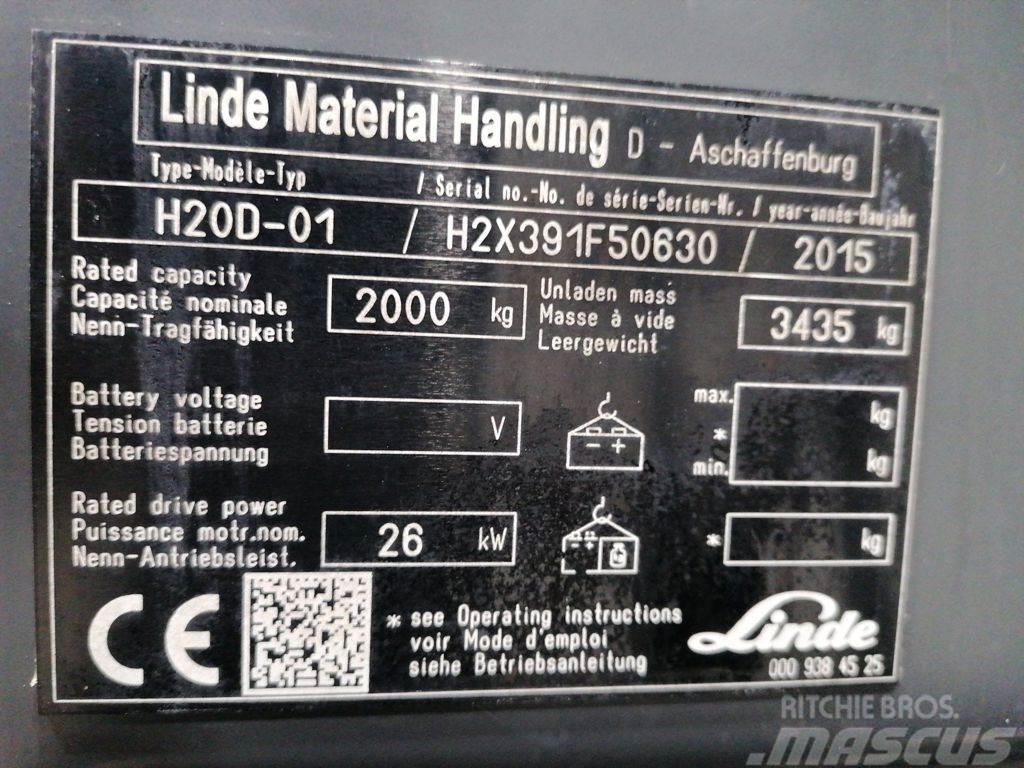 Linde H20D-01 Diesel trucks