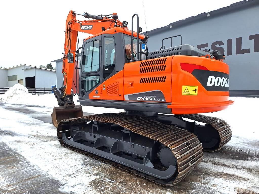 Doosan DX160LCH-5 METSÄMALLI KALLISTAJALLA Crawler excavators