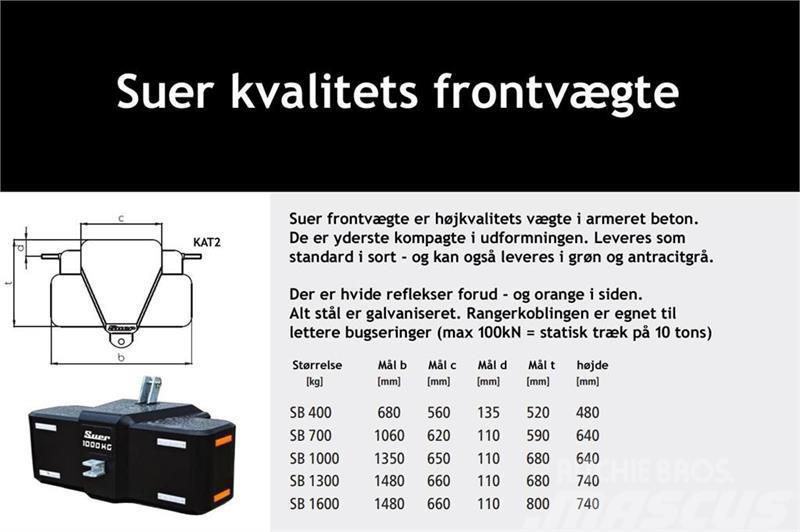  Suer  700kg kompakt frontvægt - www.suer.dk Other tractor accessories