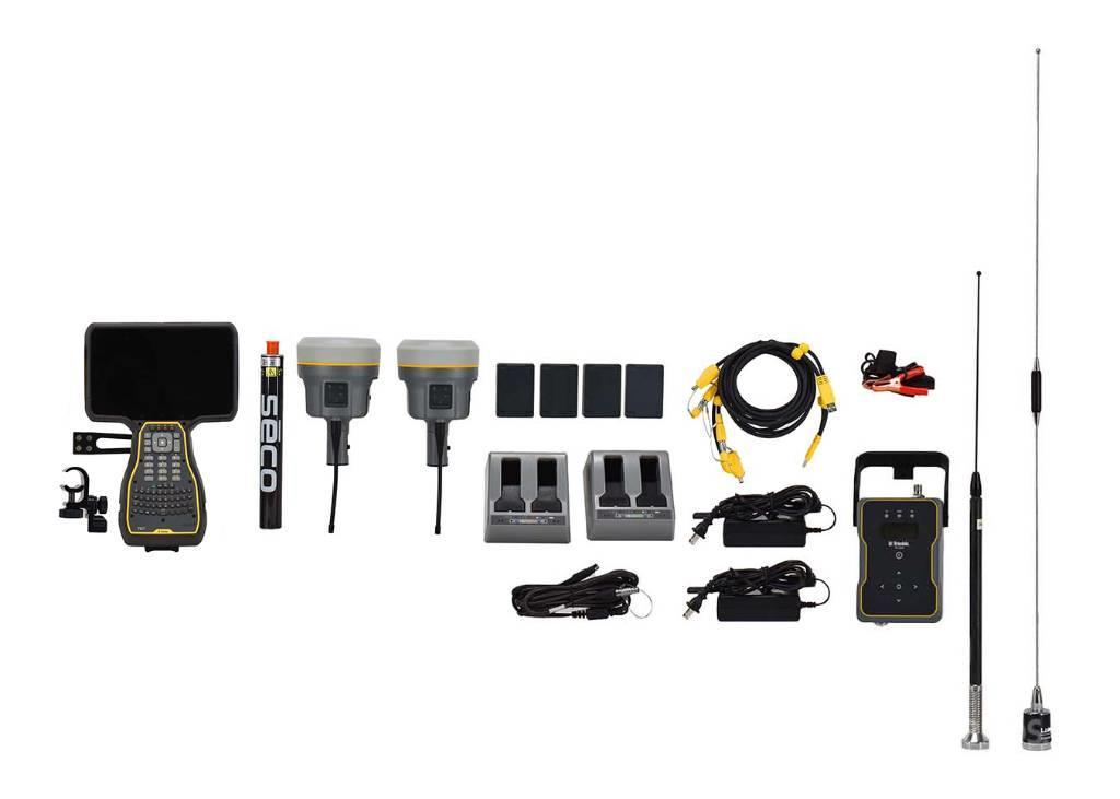 Trimble Dual R10 M2 Base/Rover GPS Kit, TSC7 Access, TDL45 Other components