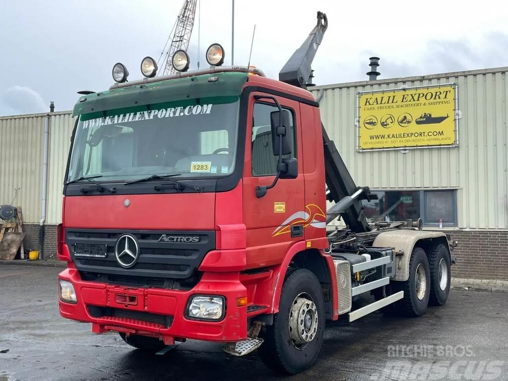 Mercedes-Benz Actros 3341 MP2 Container Kipper 6x4 New Tyres Bel Hook lift trucks