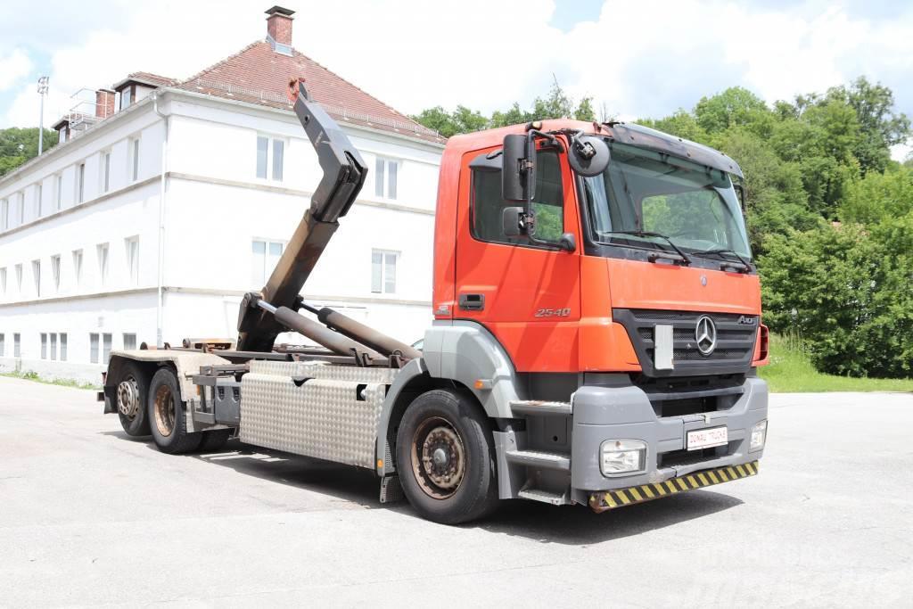 Mercedes-Benz Axor 2540 E5 AHK Retarder Hook lift trucks