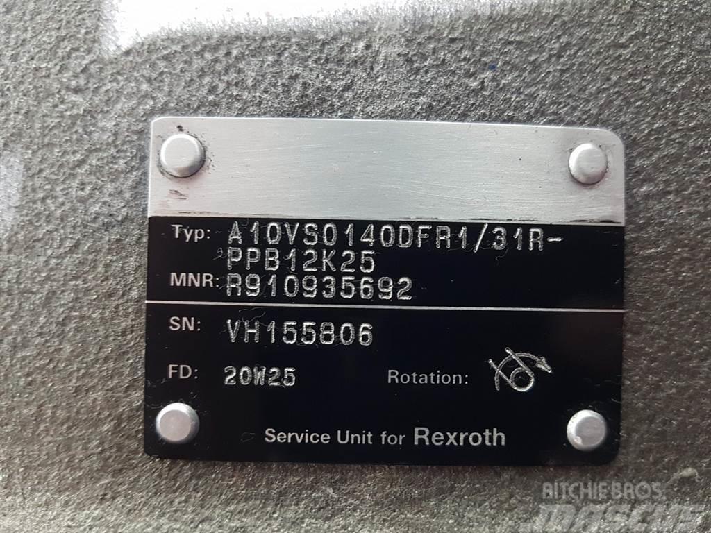 Rexroth A10VSO140DFR1/31R - Load sensing pump Hydraulics