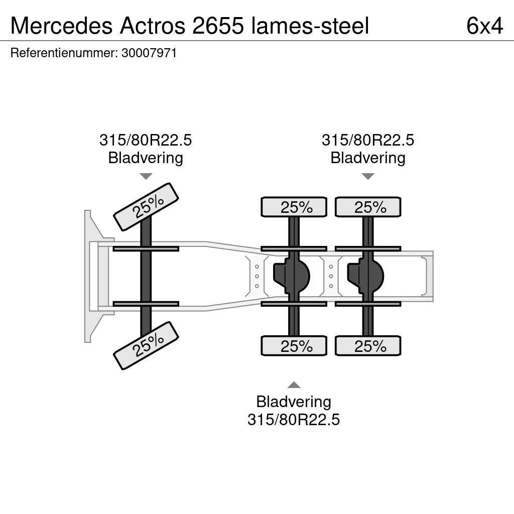 Mercedes-Benz Actros 2655 lames-steel Tractor Units
