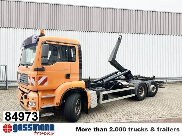 MAN TGA 26.350/400 6x2-2 BL, Lenk-/Liftachse Hook lift trucks