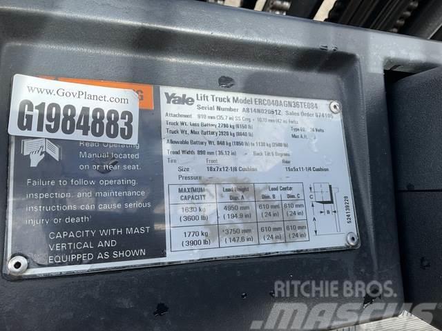 Yale ERC040AGN36TE084 Electric forklift trucks