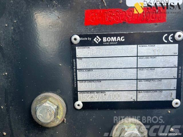 Bomag BW216-D40 Walzenzug/17t/3570h/TOP Single drum rollers