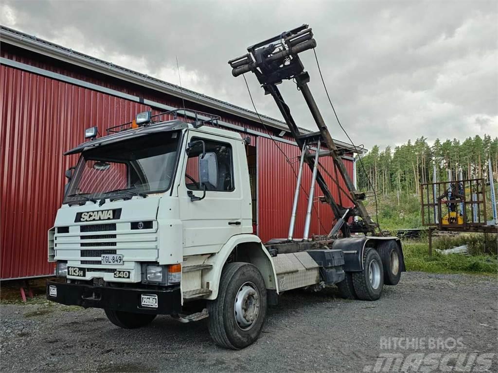 Scania 113H myydään katsastettuna Cable lift demountable trucks