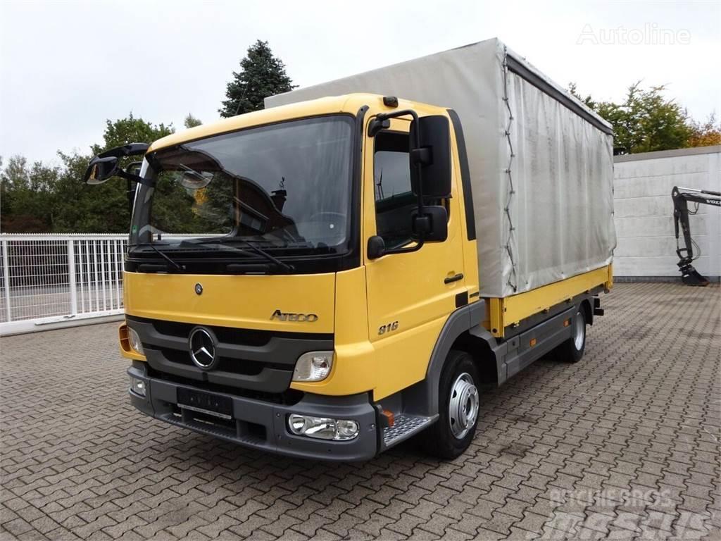 Mercedes-Benz Atego 816 Beavertail Flatbed / winch trucks