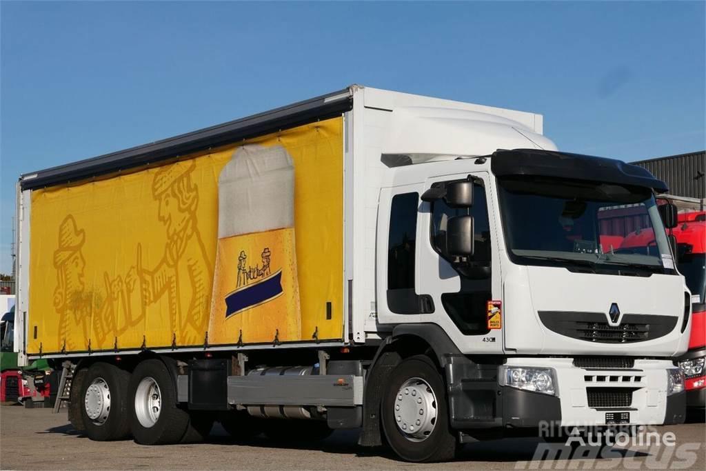 Renault Premium 430 DXi Curtainsider trucks