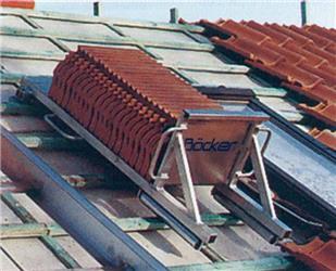 Böcker Alu-Dachziegelverteiler für Bauaufzüge