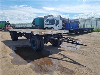 Pacton 2 axle steel suspensioned drawbar trailer 20 tons