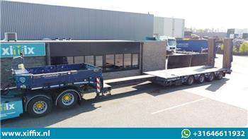 Langendorf 4-axle extendable semi-lowloader, hydr. ramps