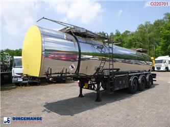  Crane Fruehauf Bitumen tank inox 28 m3 / 1 comp